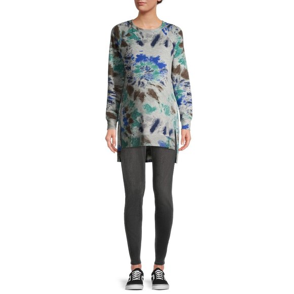 Time and Tru Women’s Maternity Skinny Jeans with Full Panel Charcoal Grey XXL - Picture 3 of 6